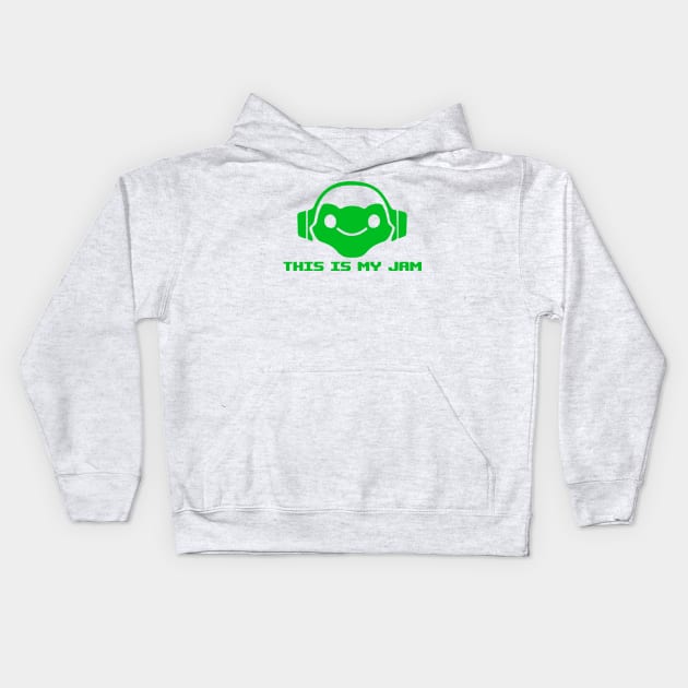 Lucio - This Is My Jam Kids Hoodie by ArloDeer